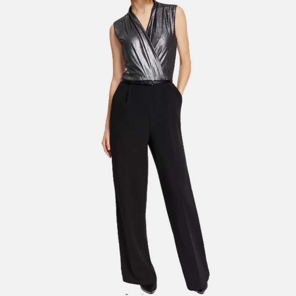 Tommy Hilfiger Black silver Jumpsuit .  Size 6